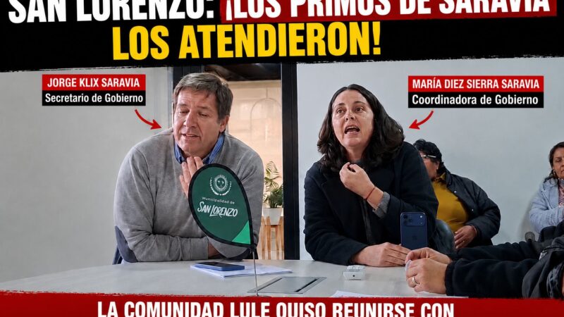 Escándalo en San Lorenzo: la comunidad Lule fue a buscar a Manuel Saravia… pero el intendente “desapareció” y mandó a sus primos