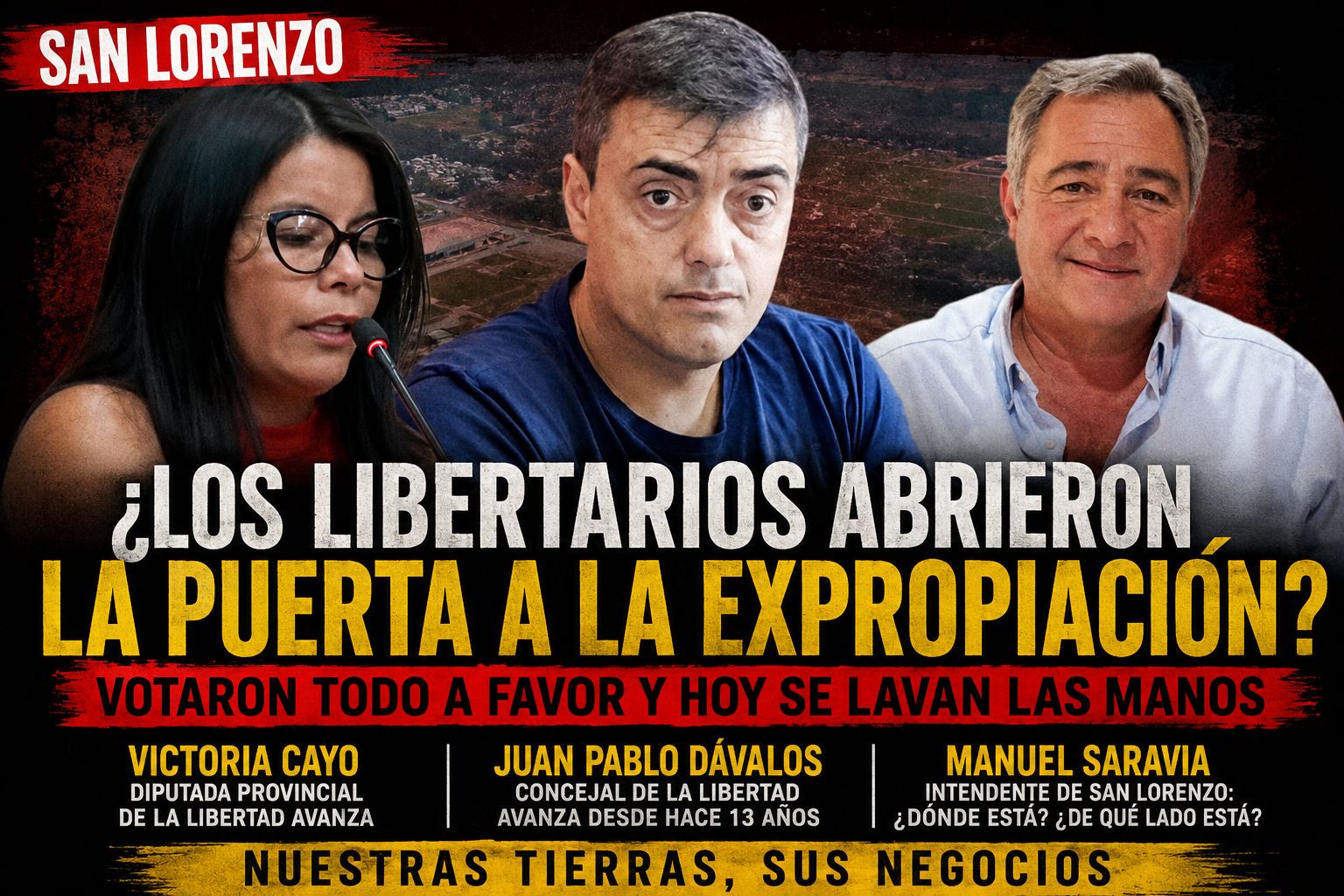 LOS LIBERTARIOS ABRIERON LA PUERTA A LA EXPROPIACIÓN DE LA COMUNIDAD LULES EN LAS COSTAS?