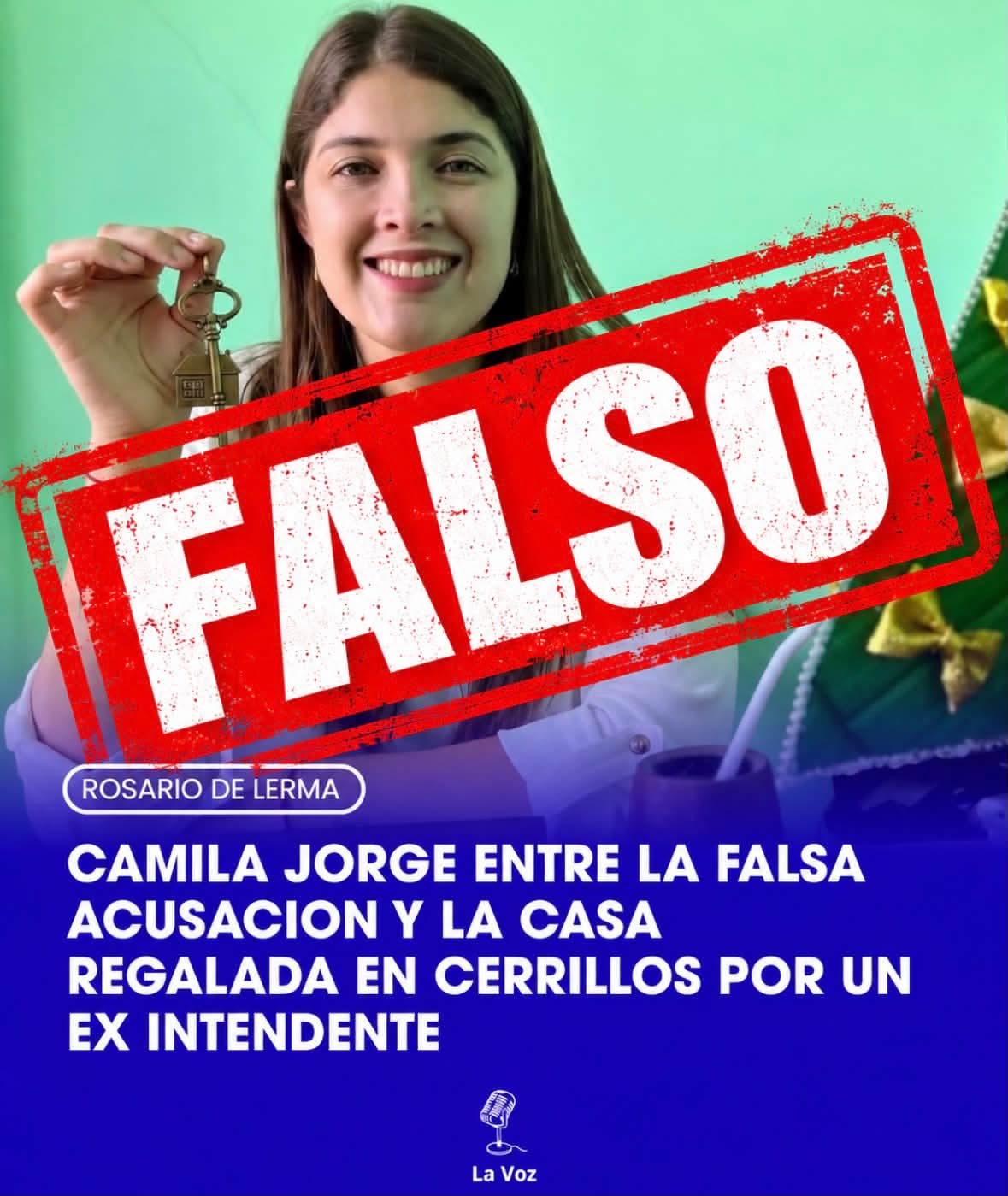 Camila Jorge desimente al oficialismo local